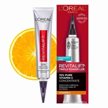 L’Oreal Paris Revitalift 10% Pure Vitamin C Face Serum, Brighter Skin, Reduced Wrinkles, Fragrance Free 1 0z. | Choice Wholesales