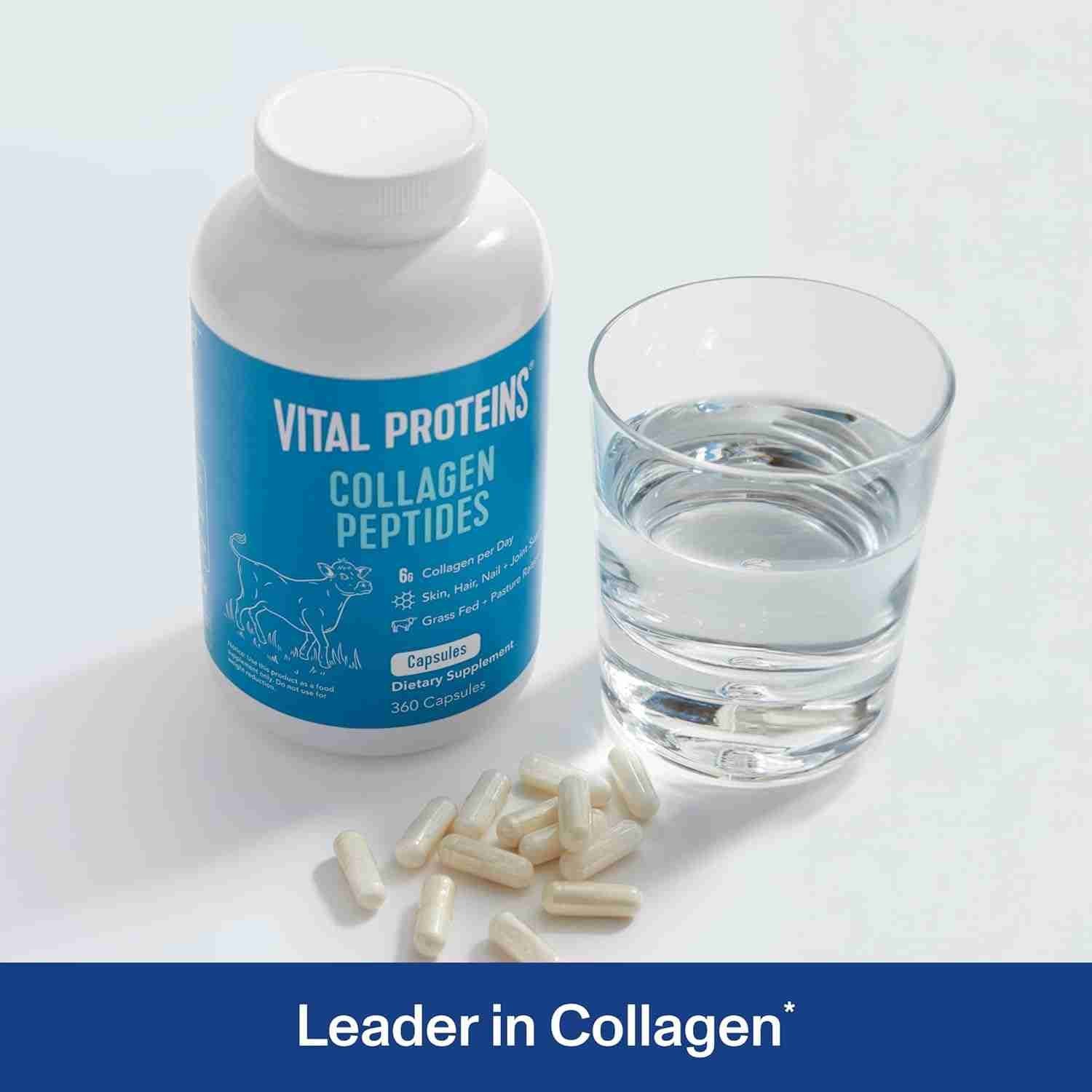 Vital Proteins Collagen Peptides Capsules for Women, Collagen Supplement 360 Capsules | Choice Wholesales