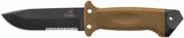 Gerber Gear LMF II Infantry Survival Tactical Knife – Fixed Blade with 4.84″ Partially Serrated Blade and Textured Grip – | Choice Wholesales