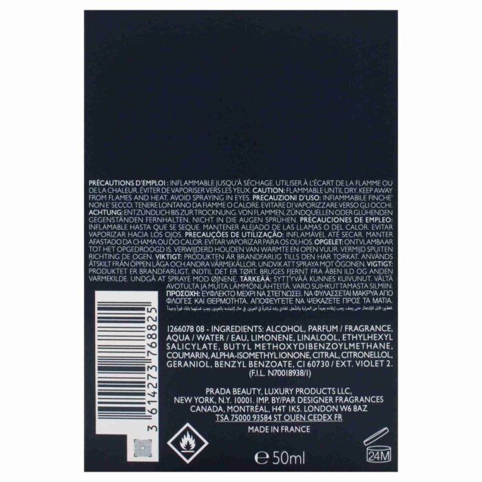 Prada Prada Luna Rossa Ocean , 1.6 oz EDP Spray | Choice Wholesales