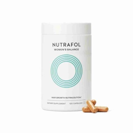 Nutrafol Women's Balance Hair Growth Supplements, Ages 45 and Up, Clinically Proven for Visibly Thicker Hair and Scalp Coverage,