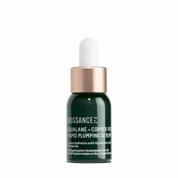 BIOSSANCE Squalane + Copper Peptide Rapid Plumping Serum | Choice Wholesales
