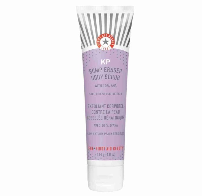 First Aid Beauty KP Bump Eraser Body Scrub Exfoliant for Keratosis Pilaris with 10% AHA – 8 oz | Choice Wholesales