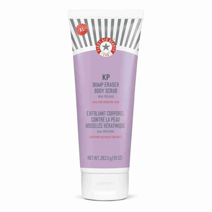 First Aid Beauty KP Bump Eraser Body Scrub Exfoliant for Keratosis Pilaris with 10% AHA – 8 oz | Choice Wholesales