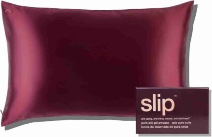 Slip Queen Silk Pillow Cases - 100% Pure 22 Momme Mulberry Silk Pillowcase for Hair and Skin - Queen Size Standard Pillow Case -