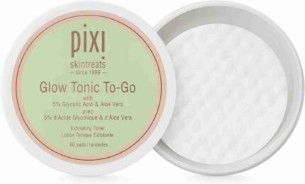 Pixi Glow Tonic Balancing Face Toner Glycolic Acid Toner for Radiant Skin Daily Brightening Toner (8.45 fl oz / 250 ml, Toner)