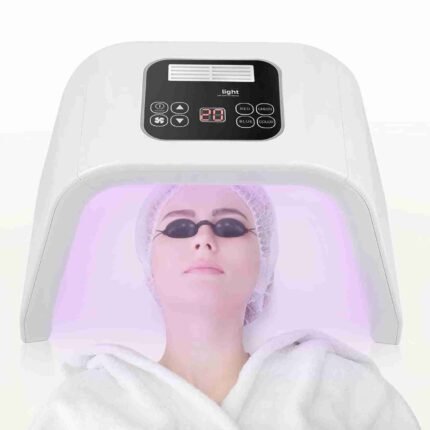 Led-Face-Tool，LED Light Therapy Facial Mask，7 in 1 Beauty Equipment for Skin Care at Home