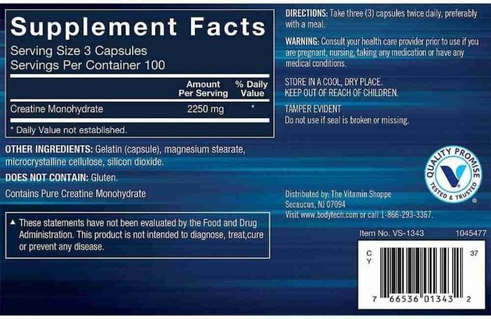 BodyTech 100% Pure Creatine Monohydrate Powder – Premium Micronized Creatine for Enhanced Muscle Strength and Performance – | Choice Wholesales