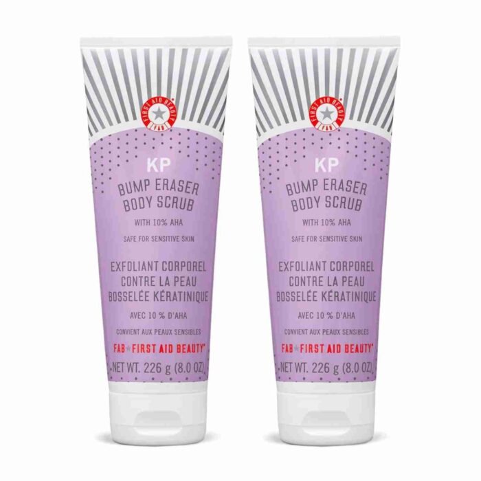 First Aid Beauty KP Bump Eraser Body Scrub Exfoliant for Keratosis Pilaris with 10% AHA – 8 oz | Choice Wholesales