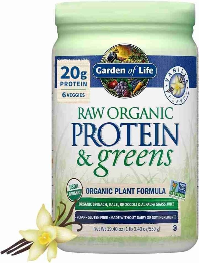 Garden of Life Raw Organic Protein & Greens – Chocolate – Vegan Protein Powder for Women and Men | Choice Wholesales