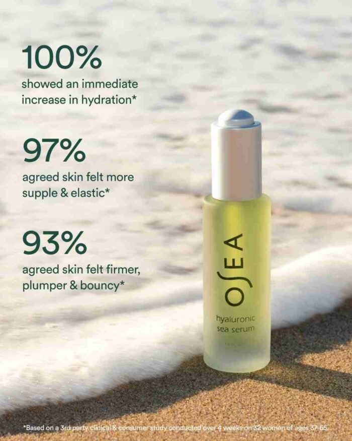 OSEA Hyaluronic Acid Sea Serum 1 oz – Anti-Aging Face Moisturizer – Non-Toxic Seaweed Skincare – Clean, Vegan & Cruelty-Free – | Choice Wholesales