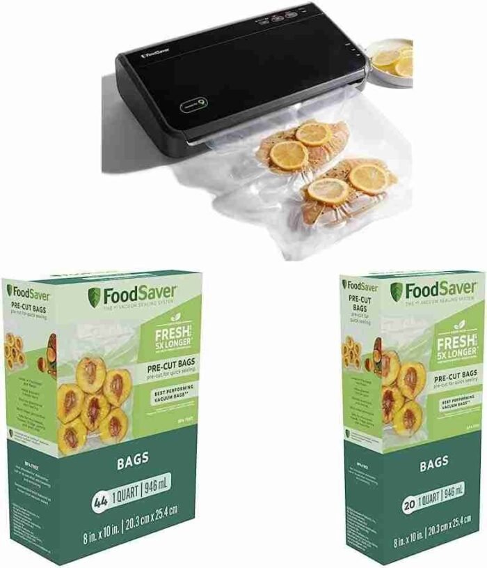 FoodSaver Vacuum Sealer Machine, Automatic Bag Detection, Sous Vide Friendly, with sealer bags, roll, handheld vacuum sealer, | Choice Wholesales