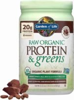 Garden of Life Raw Organic Protein & Greens – Chocolate – Vegan Protein Powder for Women and Men | Choice Wholesales