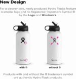 Hydro Flask Vacuum Insulated Stainless Steel Water Bottle Wide Mouth with Straw Lid (White, 32-Ounce) | Choice Wholesales