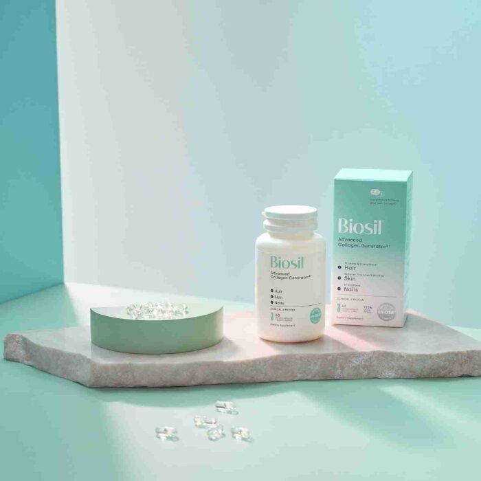 Biosil Collagen Generator – 120 Original Capsules – with Patented ch-OSA Complex – Generates & Protects Your Own Collagen – GMO | Choice Wholesales