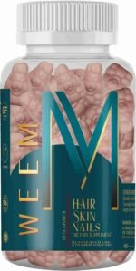 WEEM Hair Skin and Nails Gummies – Supports Healthy Hair – Vegan biotin Vitamins | Choice Wholesales