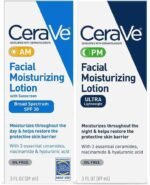 CeraVe Day & Night Face Lotion Skin Care Set | Contains AM with SPF 30 and PM Face Moisturizer | Fragrance Free | Choice Wholesales