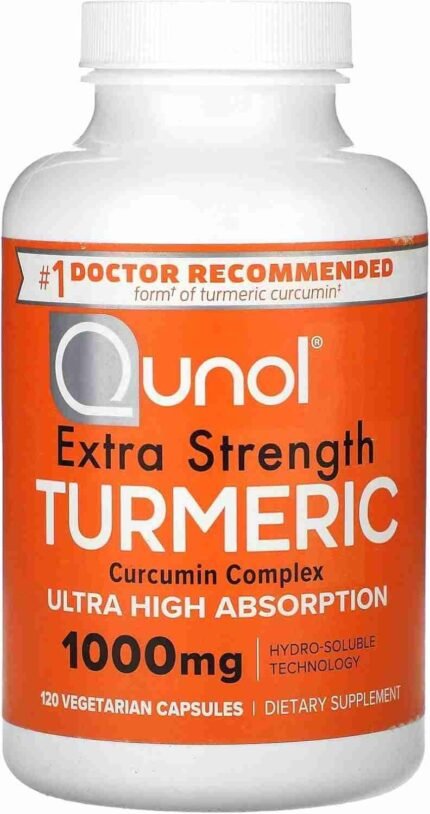 Qunol Turmeric Curcumin with Black Pepper - 120 Softgels | Wholesale with Low MOQ