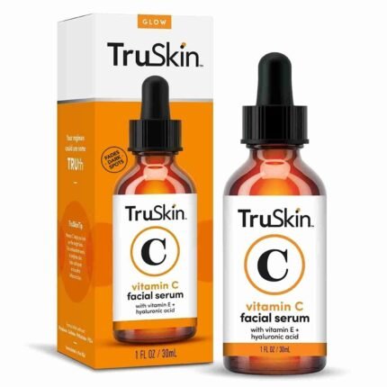 TruSkin Vitamin C Serum – Anti Aging Facial Serum with Vitamin C, Hyaluronic Acid, Vitamin E & More – Brightening Serum for