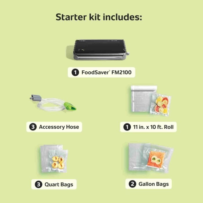 FoodSaver Vacuum Sealer Machine, Automatic Bag Detection, Sous Vide Friendly, with sealer bags, roll, handheld vacuum sealer, | Choice Wholesales