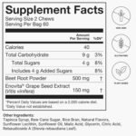humanN SuperBeets Heart Chews, Nitric Oxide and Blood Pressure Support, Grape Seed Extract & Non-GMO Beet Root Powder Energy | Choice Wholesales
