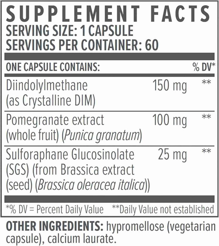 bioTE Nutraceuticals – DIM SGS + – Hormone + Detox (60 Capsules) | Choice Wholesales