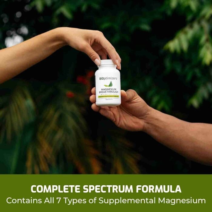 BiOptimizers Magnesium Breakthrough Supplement 4.0 – Has 7 Forms of Magnesium: Glycinate, Malate, Citrate, and More – Natural | Choice Wholesales