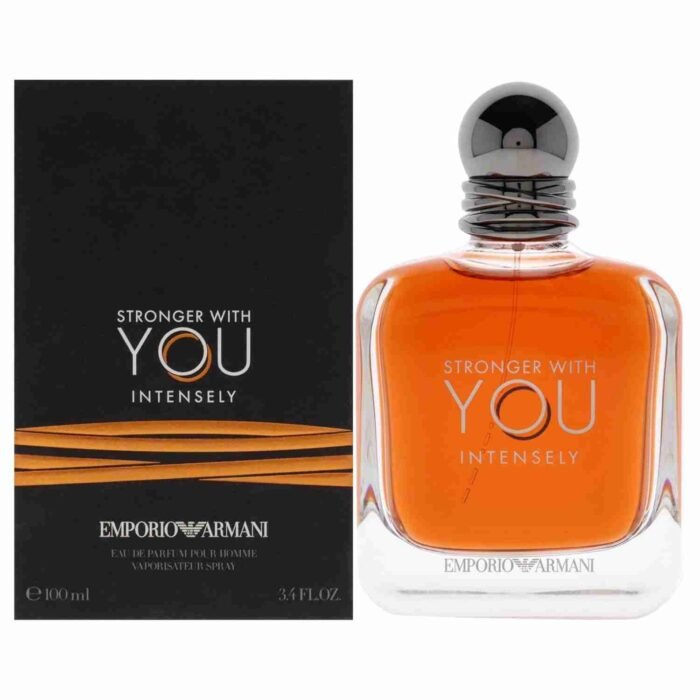 GIORGIO ARMANI Emporio Stronger With You Intensely for Men Eau De Parfum, Clean, 3.4 Fl Oz | Choice Wholesales