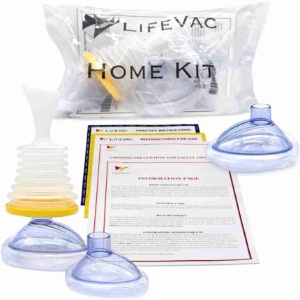 LifeVac Home Kit - Portable Suction Rescue Device, First Aid Kit for Kids and Adults, Portable Airway Suction Device for