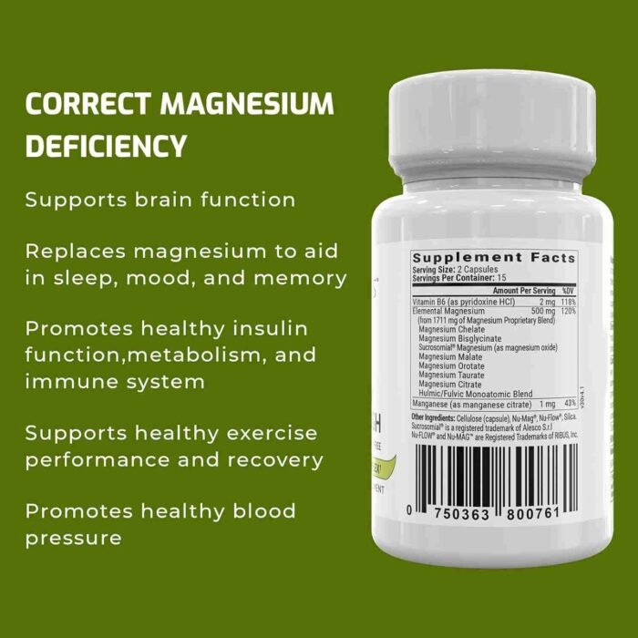 BiOptimizers Magnesium Breakthrough Supplement 4.0 – Has 7 Forms of Magnesium: Glycinate, Malate, Citrate, and More – Natural | Choice Wholesales