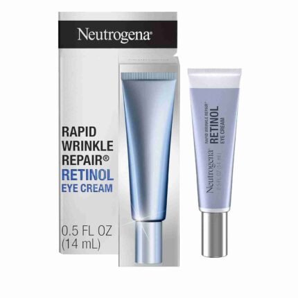 Neutrogena Retinol Eye Cream for Dark Circles, Rapid Wrinkle Repair, Daily Anti-Aging Under Eye Cream with Retinol & Hyaluronic