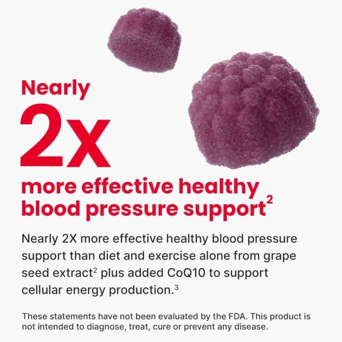 humanN SuperBeets Circulation Gummies – Heart-Healthy Energy, Grape Seed Extract & Beet Root Powder – Pomegranate Berry Flavor, | Choice Wholesales
