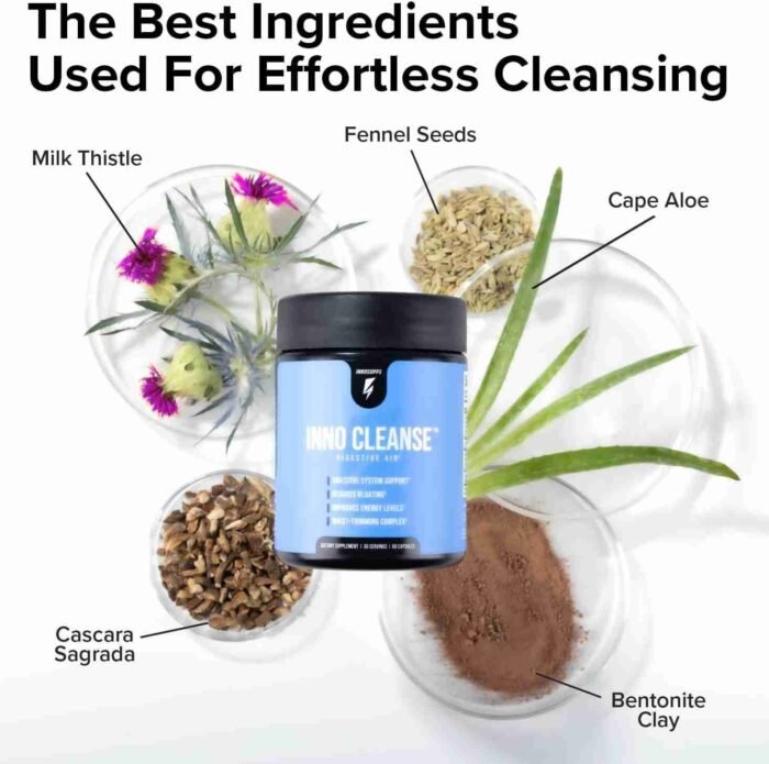 Inno Cleanse – Waist Trimming Complex | Digestive System Support & Aid | Reduced Bloating | Improves Energy Levels | Gluten | Choice Wholesales