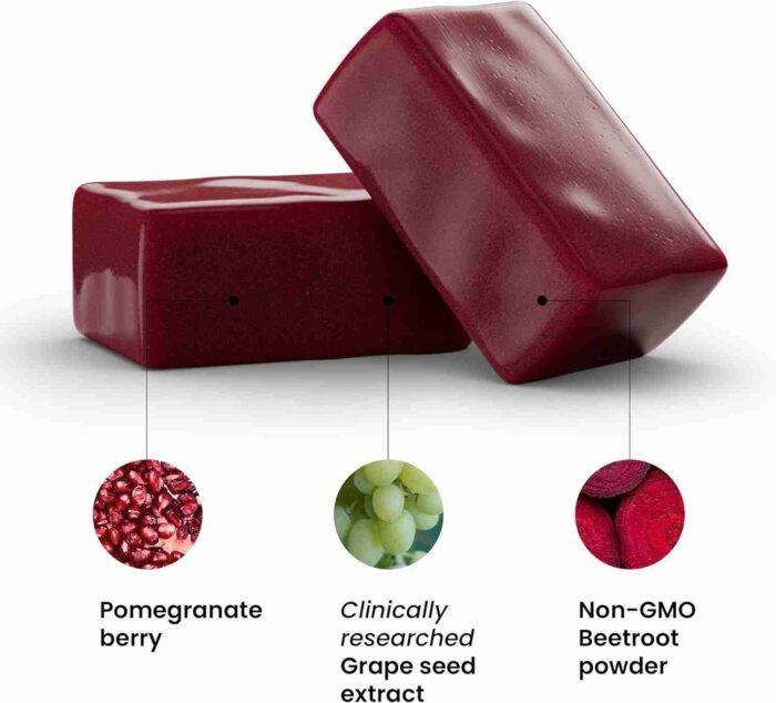 humanN SuperBeets Heart Chews, Nitric Oxide and Blood Pressure Support, Grape Seed Extract & Non-GMO Beet Root Powder Energy | Choice Wholesales