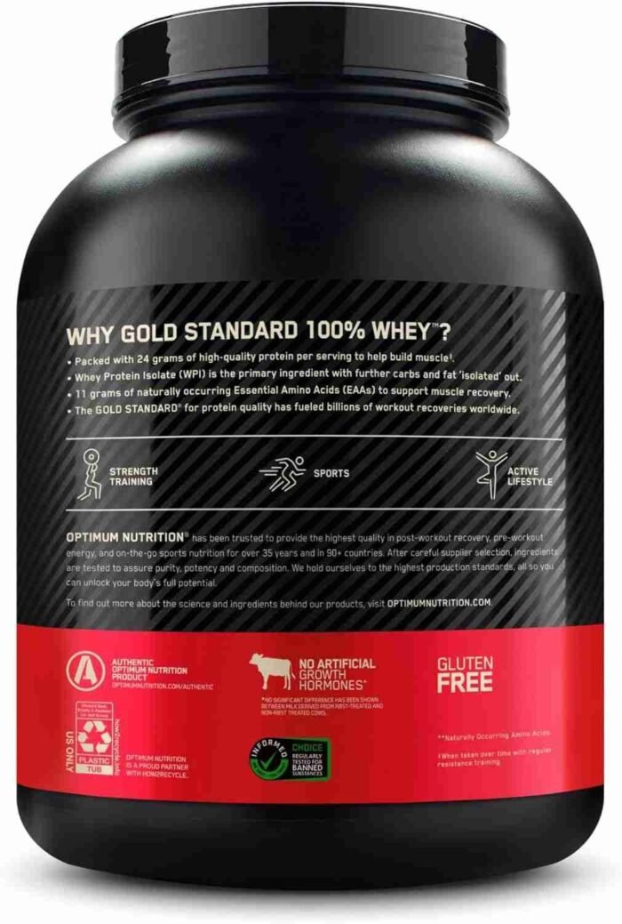Optimum Nutrition Gold Standard 100% Whey Protein Powder, Double Rich Chocolate, 5 Pound (Packaging May Vary) | Choice Wholesales