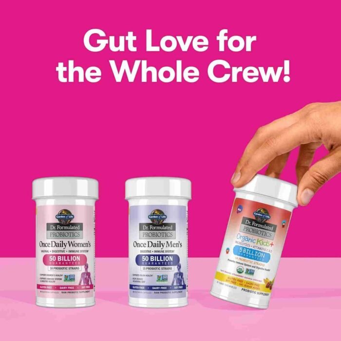 Garden of Life Once Daily Dr. Formulated Probiotics for Women 50 Billion CFU 16 Probiotic Strains with Organic Prebiotics for | Choice Wholesales