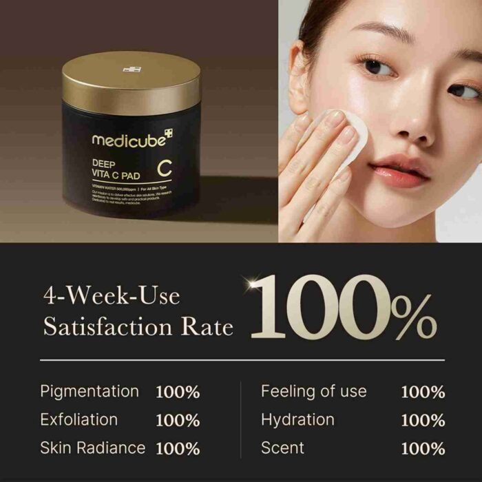 Medicube Deep Vita C Facial Pads, Vitamin C Toner Pads for Uneven Skin Tone | Choice Wholesales