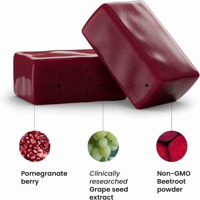 humanN SuperBeets Heart Chews, Nitric Oxide and Blood Pressure Support, Grape Seed Extract & Non-GMO Beet Root Powder Energy | Choice Wholesales