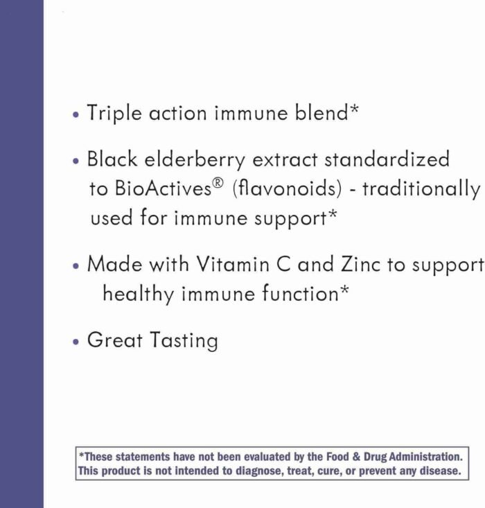 Nature’s Way Sambucus Elderberry Immune Gummies, Daily Immune Support for Kids and Adults*, with Vitamin C, Vitamin D3, Zinc, | Choice Wholesales