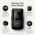 MANSCAPED® The Handyman™ Compact Face Shaver – Portable Men’s Travel Facial Hair Groomer, USB-C Rechargeable Razor, | Choice Wholesales