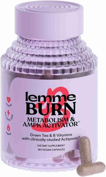 Lemme Burn - Metabolism, Belly Fat Burning + AMPK Activating Supplement for Men & Women w/Clinically Studied Actiponin