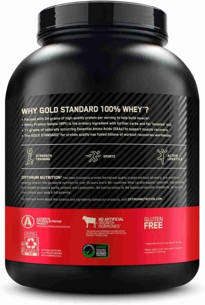 Optimum Nutrition Gold Standard 100% Whey Protein Powder, Double Rich Chocolate, 5 Pound (Packaging May Vary) | Choice Wholesales
