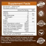 Mushroom Coffee for Smoothies/Latte, Mushroom Powder Blend (57 Servings) with Lions Mane, Reishi, Cordyceps, Turkey Tail, Chaga | Choice Wholesales