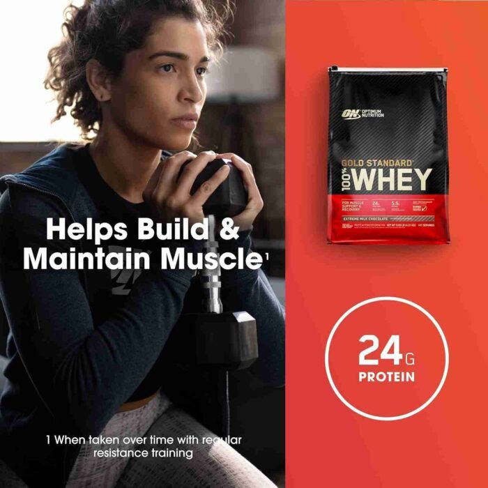 Optimum Nutrition Gold Standard 100% Whey Protein Powder, Double Rich Chocolate, 5 Pound (Packaging May Vary) | Choice Wholesales