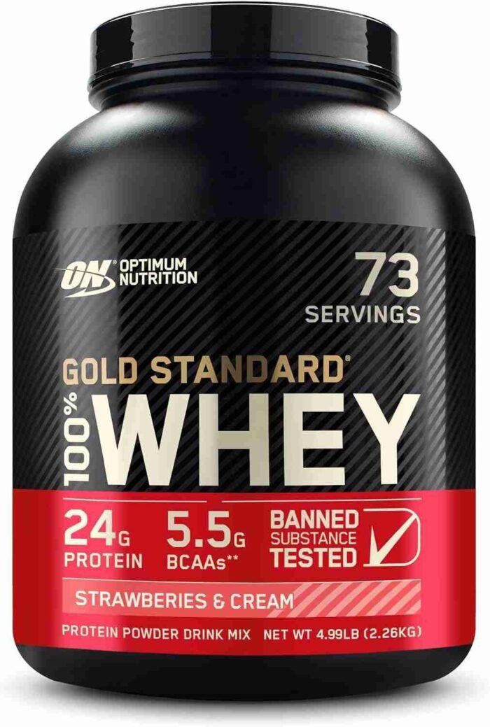 Optimum Nutrition Gold Standard 100% Whey Protein Powder, Double Rich Chocolate, 5 Pound (Packaging May Vary) | Choice Wholesales