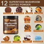 Mushroom Coffee for Smoothies/Latte, Mushroom Powder Blend (57 Servings) with Lions Mane, Reishi, Cordyceps, Turkey Tail, Chaga | Choice Wholesales