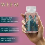 WEEM Hair Skin and Nails Gummies – Supports Healthy Hair – Vegan biotin Vitamins | Choice Wholesales