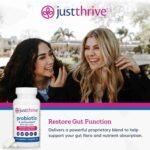 Just Thrive Probiotic & Antioxidant Supplement – 100% Spore-Based Digestive and Immune Support – Gluten Free, 30 Caps | Choice Wholesales