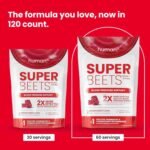 humanN SuperBeets Heart Chews, Nitric Oxide and Blood Pressure Support, Grape Seed Extract & Non-GMO Beet Root Powder Energy | Choice Wholesales