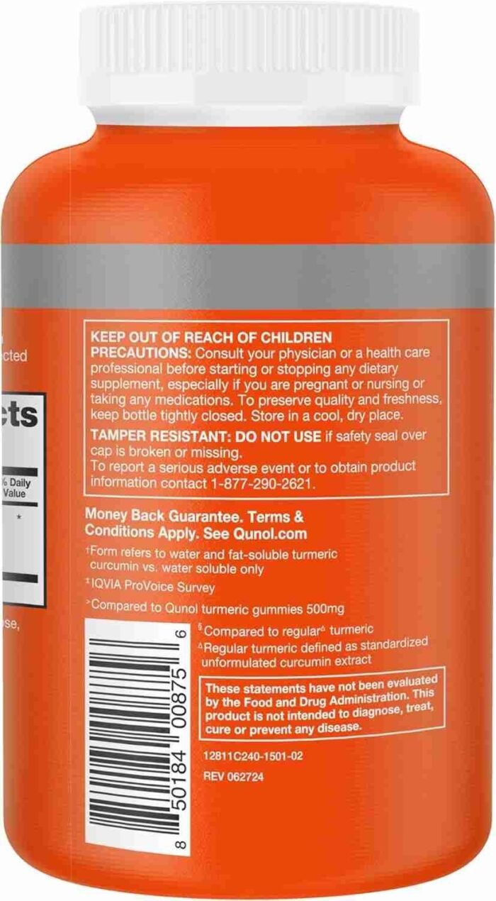 Qunol Turmeric Curcumin with Black Pepper – 120 Softgels | Wholesale with Low MOQ | Choice Wholesales